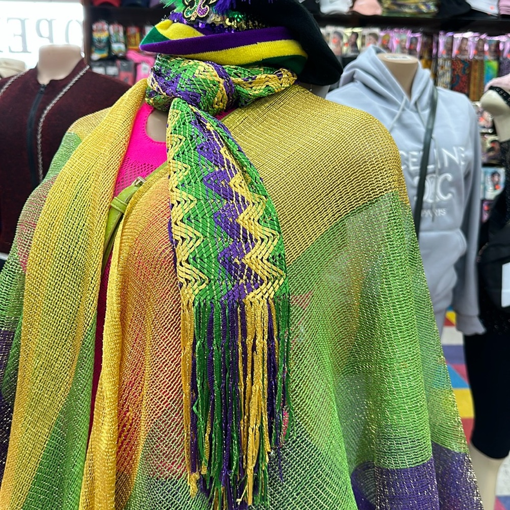 Mardi Gras scarf 💜💚💛